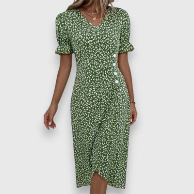 Tessina – Elegancka Kwiatowa Sukienka