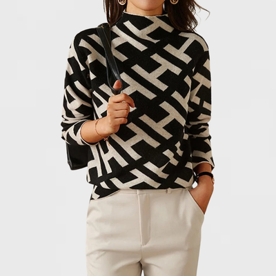 Jessy | Sweter z golfem