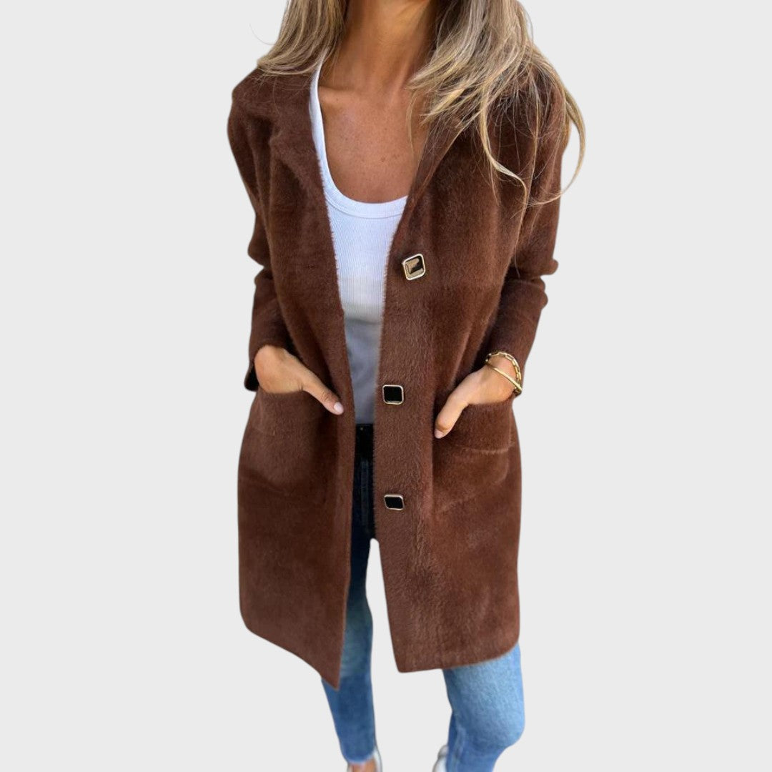 Karolína | Elegancki, gruby płaszcz