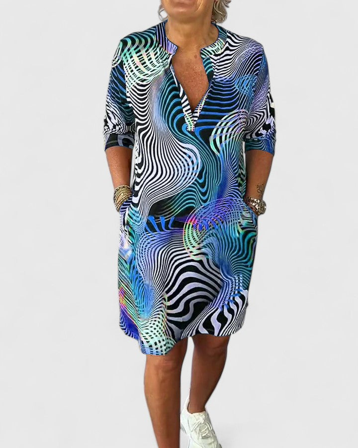 Helinae™ | Stylowa Sukienka z Dekoltem w Kształcie V