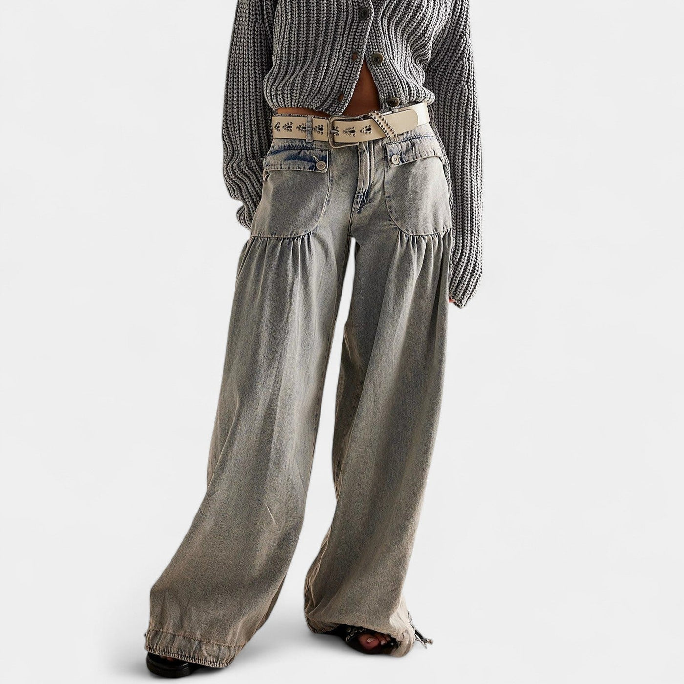 Poppy – Eleganckie dżinsy z boho urokiem