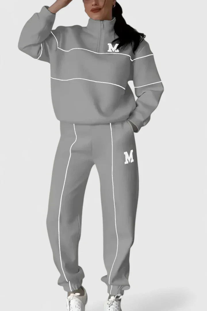 Alessyanna | Wygodny Dwuczęściowy Zestaw Wypoczynkowy