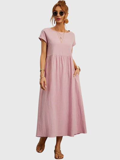 Giselle™ - Luźna Sukienka z Kieszeniami