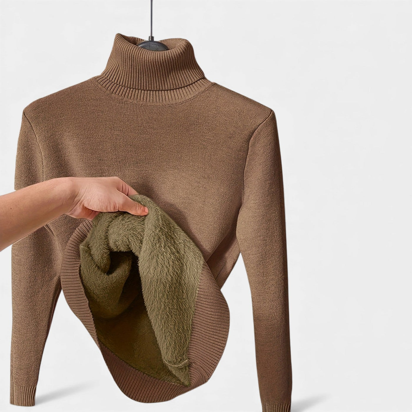 Zella – Elegancki sweter z golfem