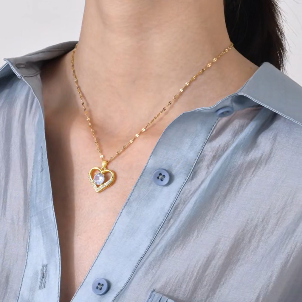 Lucie – Elegancka biżuteria w kształcie serca dla wyjątkowych kobiet