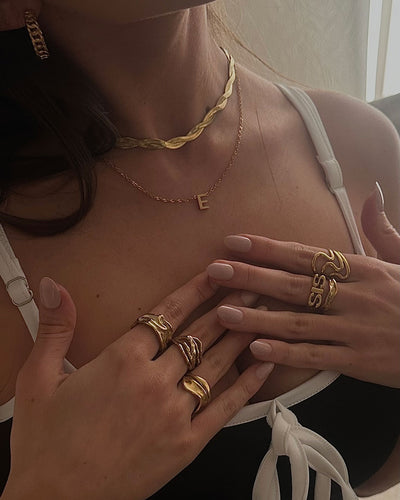 Almareine | Pierścionek 18K Złoto