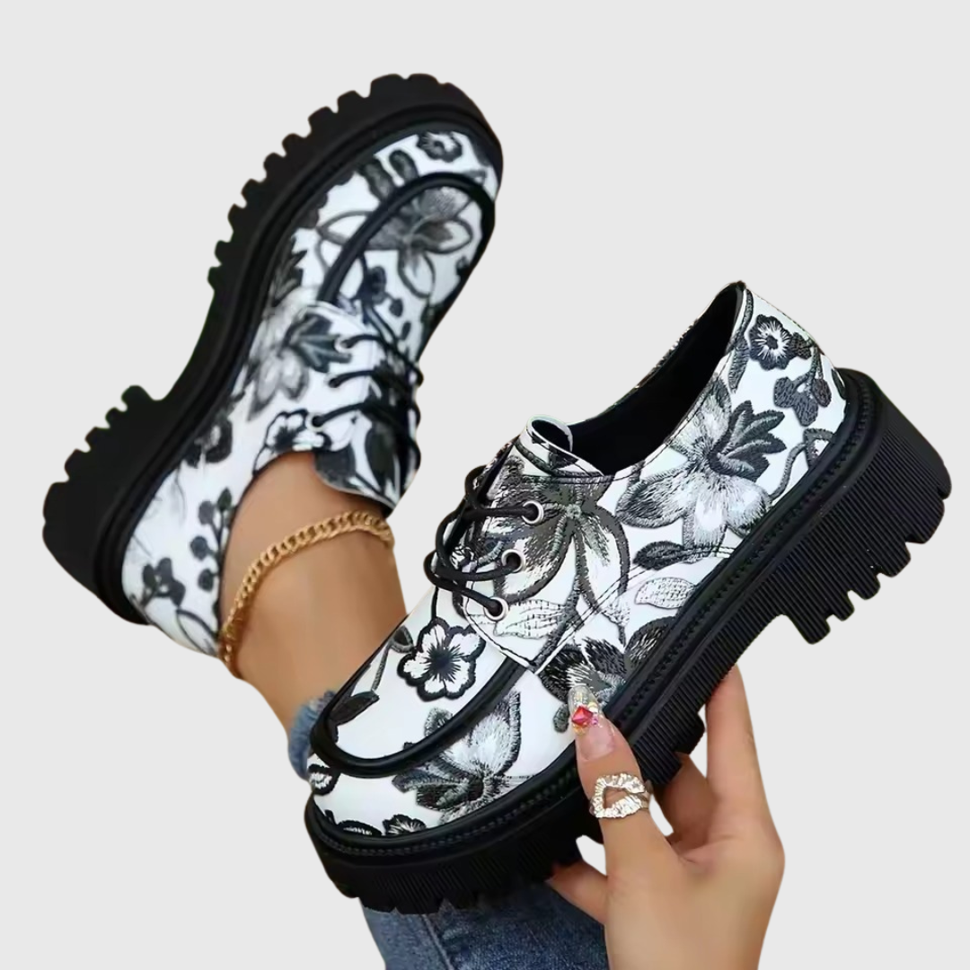 Sandra - Eleganckie Retro-Mokasyny