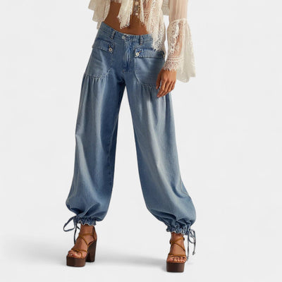 Poppy – Eleganckie dżinsy z boho urokiem