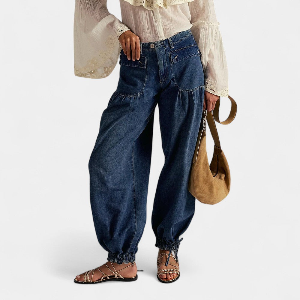 Poppy – Eleganckie dżinsy z boho urokiem