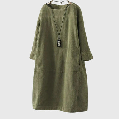 Grace | Relaksująca Midi Sukienka z Tkaniny