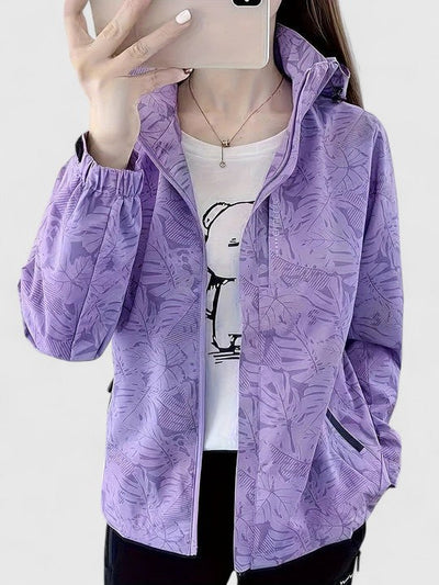 Thanyelle – Elegancka kurtka z botanicznym nadrukiem