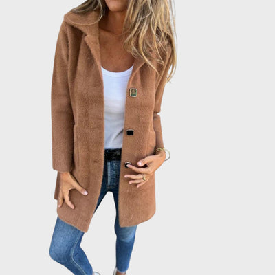 Karolína | Elegancki, gruby płaszcz