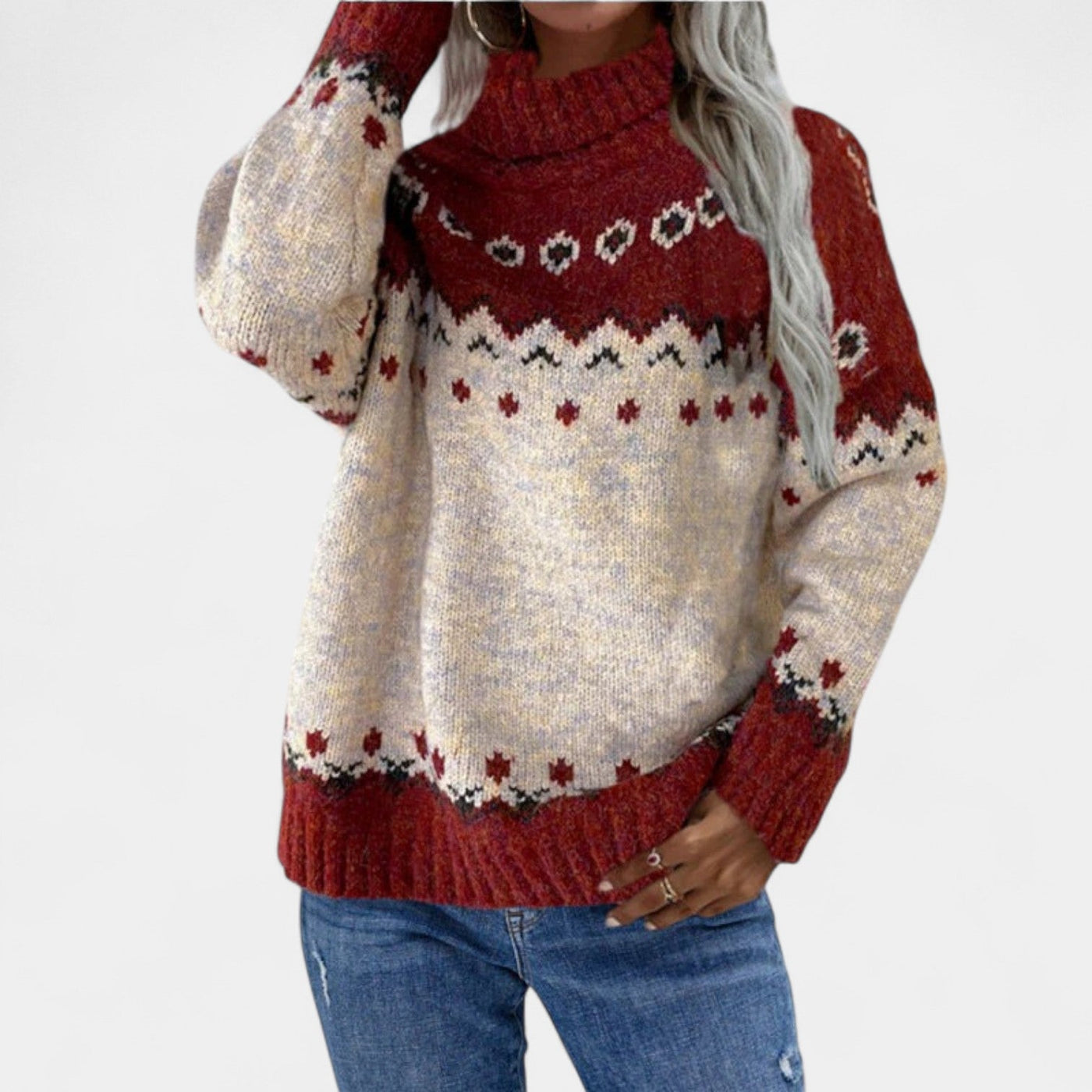 Adéla – Retro damski sweter