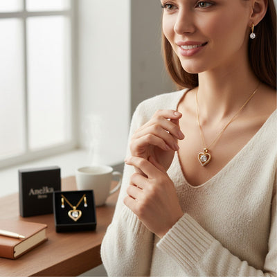 Lucie – Elegancka biżuteria w kształcie serca dla wyjątkowych kobiet